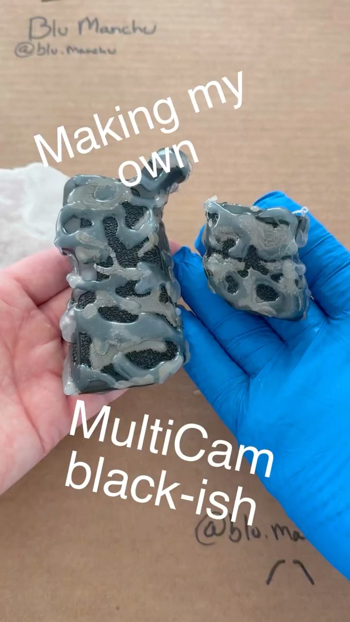 Making my own MultiCam Black Camo - YouTube