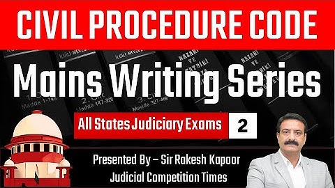How to Write Mains Answers for CPC for Judicial Exam | CPC Mains Answer Writing for Judiciary Exams