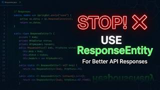 Stop Returning Plain Objects in Spring Boot APIs! ❌ Do This Instead