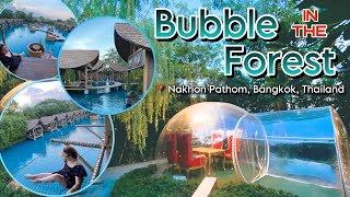 BUBBLE IN THE FOREST | Thailand Trip 2023 🇹🇭 | Cafe Hunting | Nakhon Pathom