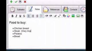 FruitfulTime TaskManager 1 - Adding Notes