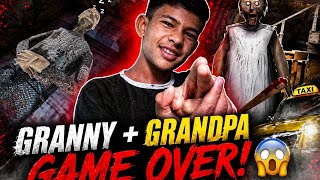 Double Trouble 😱 Granny + Grandpa dono ek saath!#granny#grannygame#horrorgaming#scarygame#escapegame