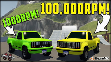 1000RPM Vs 100000RPM - Which Is Better? Automation - BeamNG
