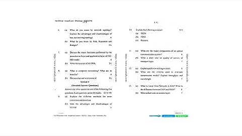 BCA 5TH SEM COMPUTER NETWORKS DEC 2016 | CCSU