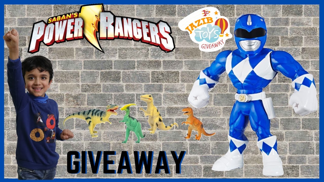 Power Rangers Blue Ranger Comes To Rescue | Giveaway Video for Kids ...