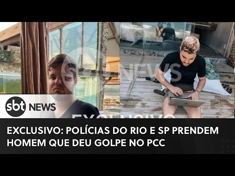 EXCLUSIVO: Assista ao momento da prisão de homem que deu golpe no PCC | SBT News