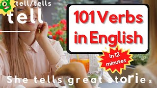 101 Verbs in English with Video Clips and Sentences