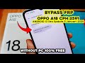 Mudah bypass frp oppo a18 android 13 new security update