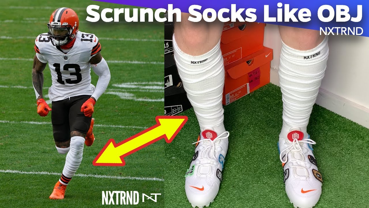 OBJ Sock Scrunch Tutorial // How to Scrunch Socks in Football 