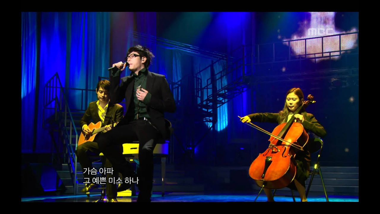 Park Hyo-shin - Let's hate, 박효신 - 미워하자, Music Core 20070428