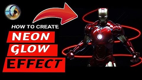 Neon Glow Lines Effect around Person -Photoshop glow effect around person Photoshop Tutorials #viral