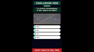 Circle Area Riddle: They Forget the Formula! 🤓