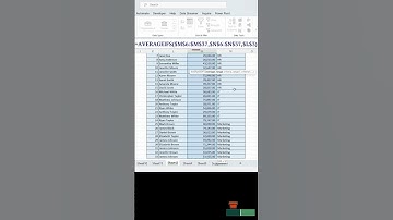 #shorts l How to use AVERAGEIFS Function in excel #excel #exceltips #exceltutorial #excelshorts