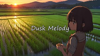 Dusk Melody: a LOFI hiphop that echoes the tranquil beauty of a Japanese countryside at sunset