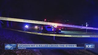 Woman dies after being hit by vehicle in Raleigh
