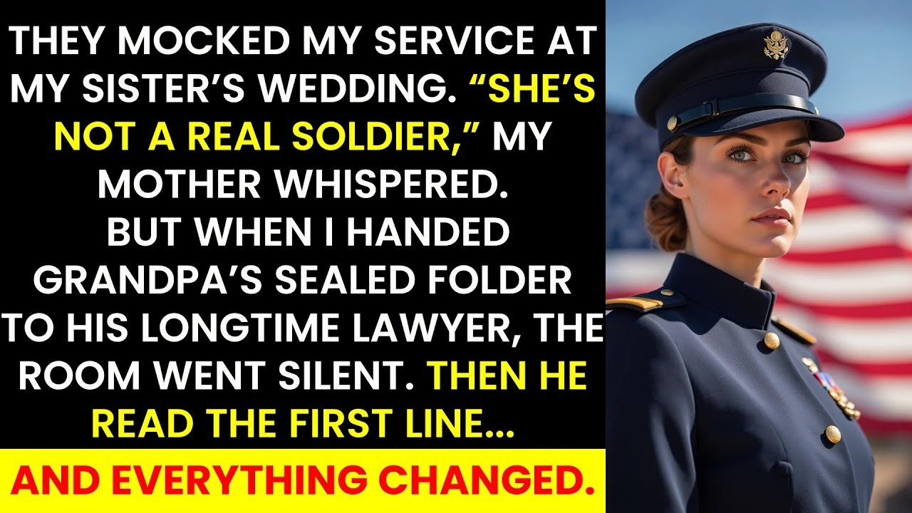 Family Mocked Me at My Sister’s Wedding — Until Dad’s Secret Was Exposed by His Own Lawyer