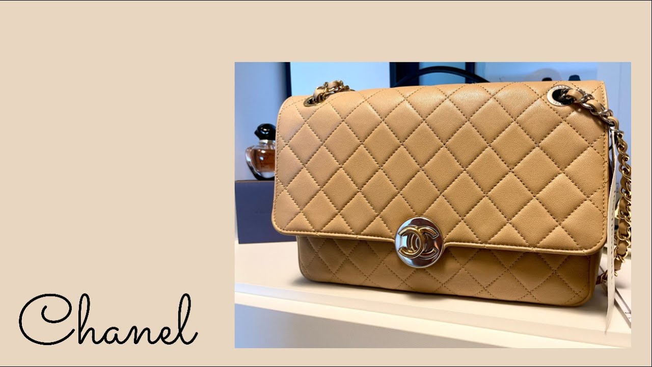 Chanel CC Turn Lock Medium Flap Handbag Review 