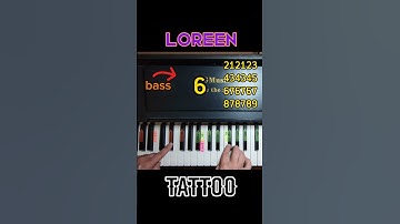 Thumbnail of Loreen tattoo piano tutorial
