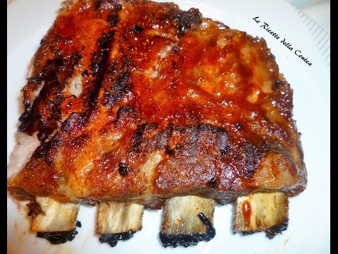 Costine di maiale in salsa barbecue