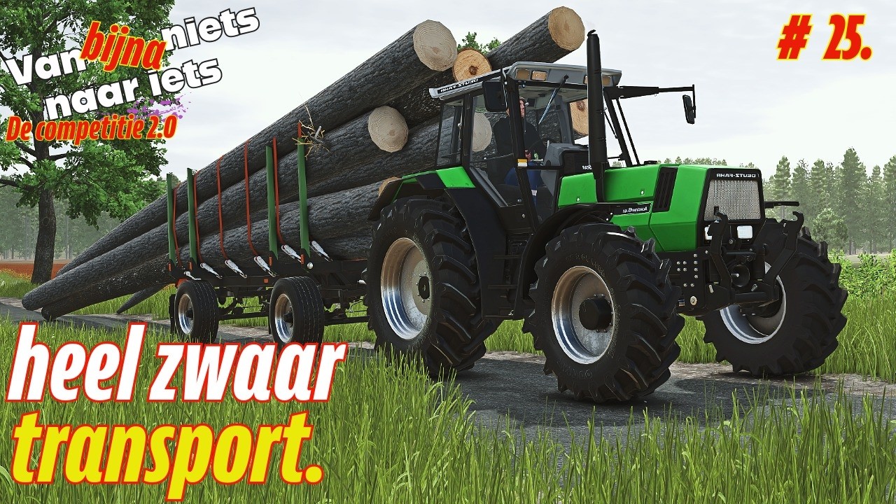 HEEL ZWAAR TRANSPORT - De Competitie 2.0  #25 -  | Farming Simulator 25 (Nederlands)
