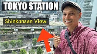 Tokyo Station Shinkansen Train Spotting View From Yaesu