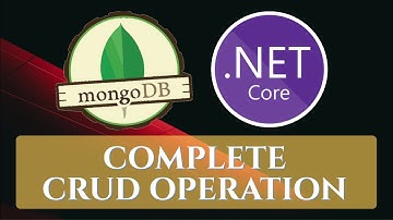 CRUD Operation using MongoDB and ASP.NET Core Simple Example [For Beginner]