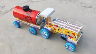 How to make matchbox tractor | water tractor - Diy matchbox Tractor