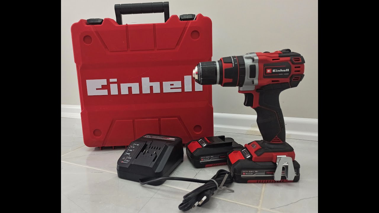 Test Einhell TE-CD 18/50 Li-i BL : une perceuse visseuse brushless