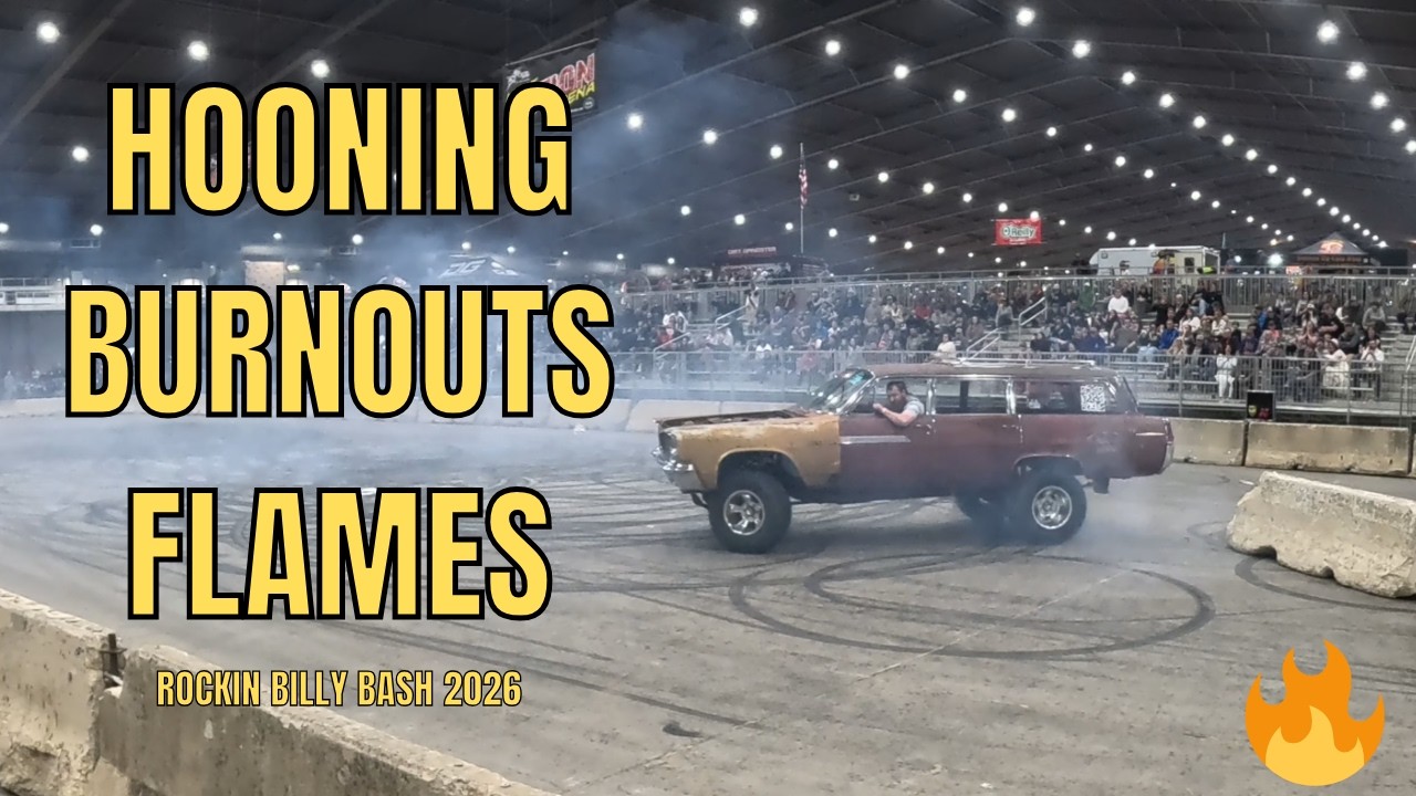 Hooning, Burnouts & Flame Throwers | Rockin Billy Bash 2026 🔥🔥