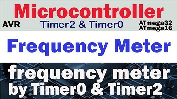 AVR microcontroller, frequency meter