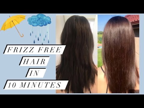 Get rid of frizzy hair At Home in 10minutes | Rainy Season | Beauty’s Crown