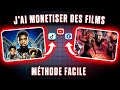 J Ai Monétisé Des Films Sur YouTube Facebook Et Tiktok Copier Coller Des Films 