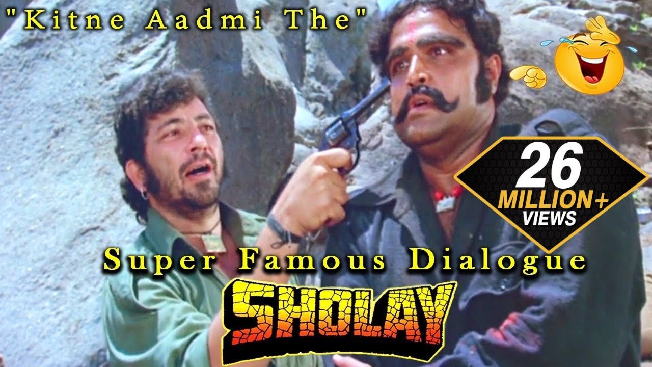     Famous Dialogue From Sholay Movie   