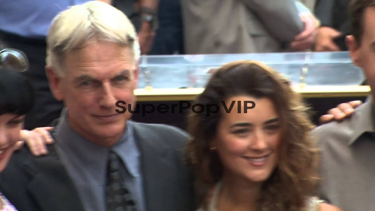 Pauley Perrette, Mark Harmon and Cote de Pablo at Mark Ha...
