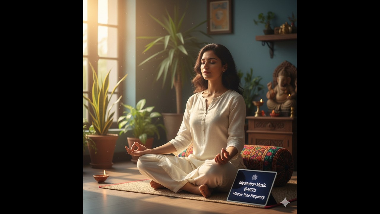 432 Hz OM Meditation music |The Universe’s Healing Frequency | Stress Relief #meditation #om #chant