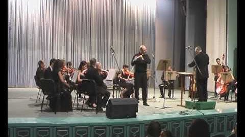 J.S.Bach - Suite in B Minor for flute and string orchestra - Ouverture (D.Varelas)