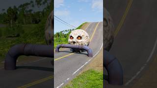 Pipes vs Capsule &amp; Longer Bus BeamNG-Drive # simulator.