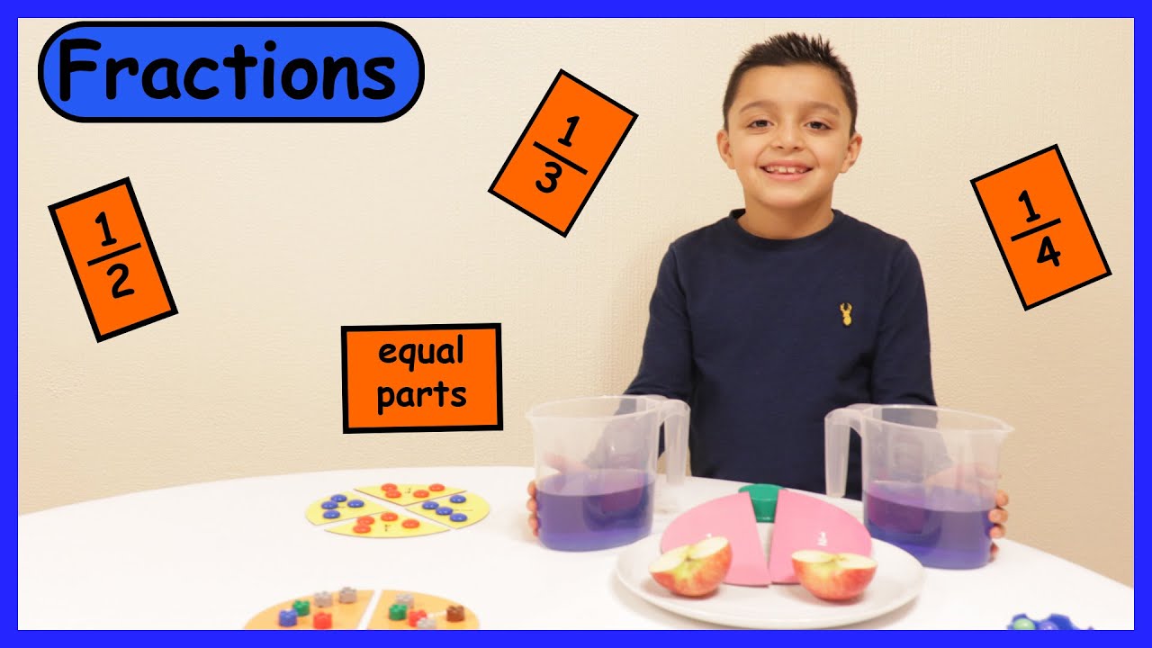 Fractions | Fractions Of Amounts | One Half | One Third | One Quarter |  Maths With Nile