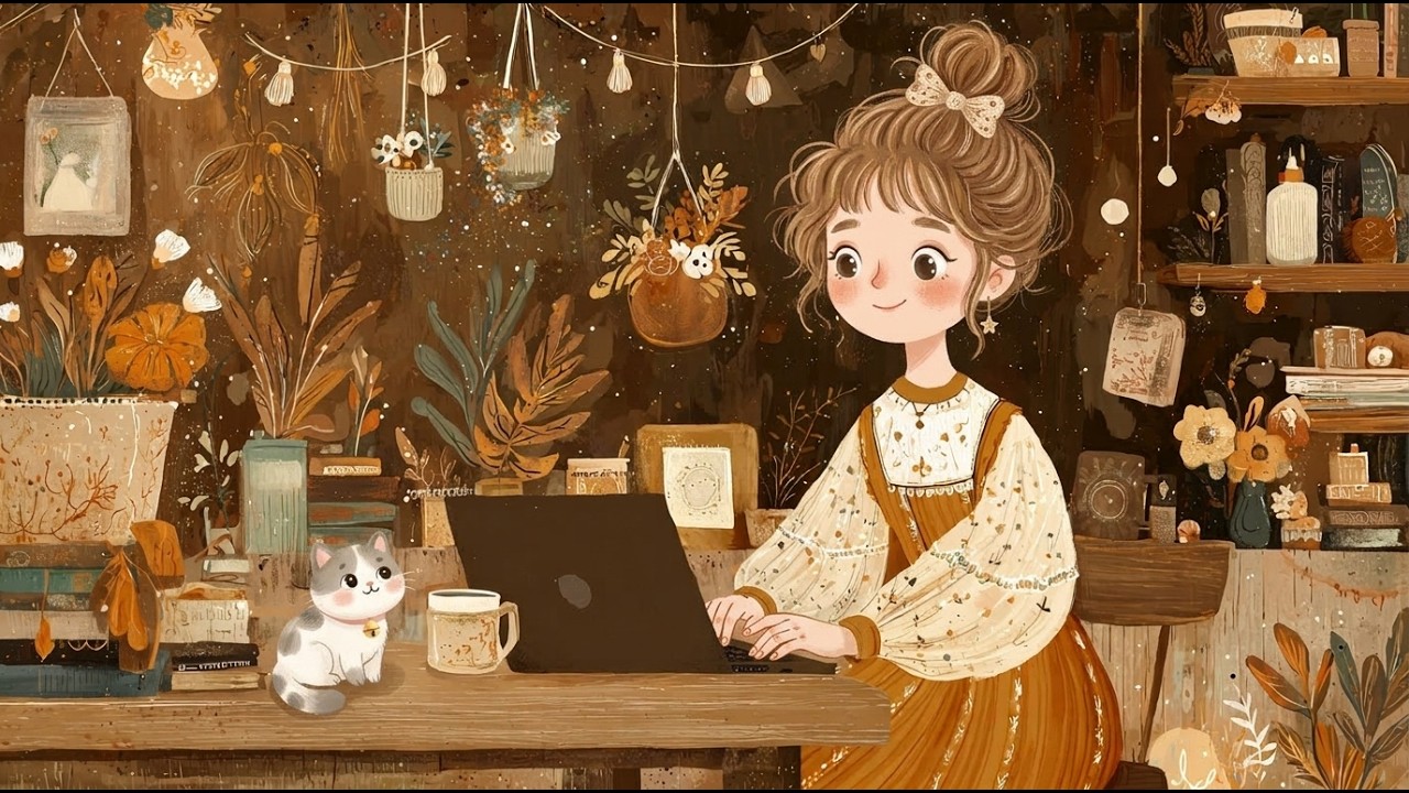 A Soft Morning for You ☕ Slow Work & Self-Love — Cozy Coffee Music for Calm Focus & Gentle Days