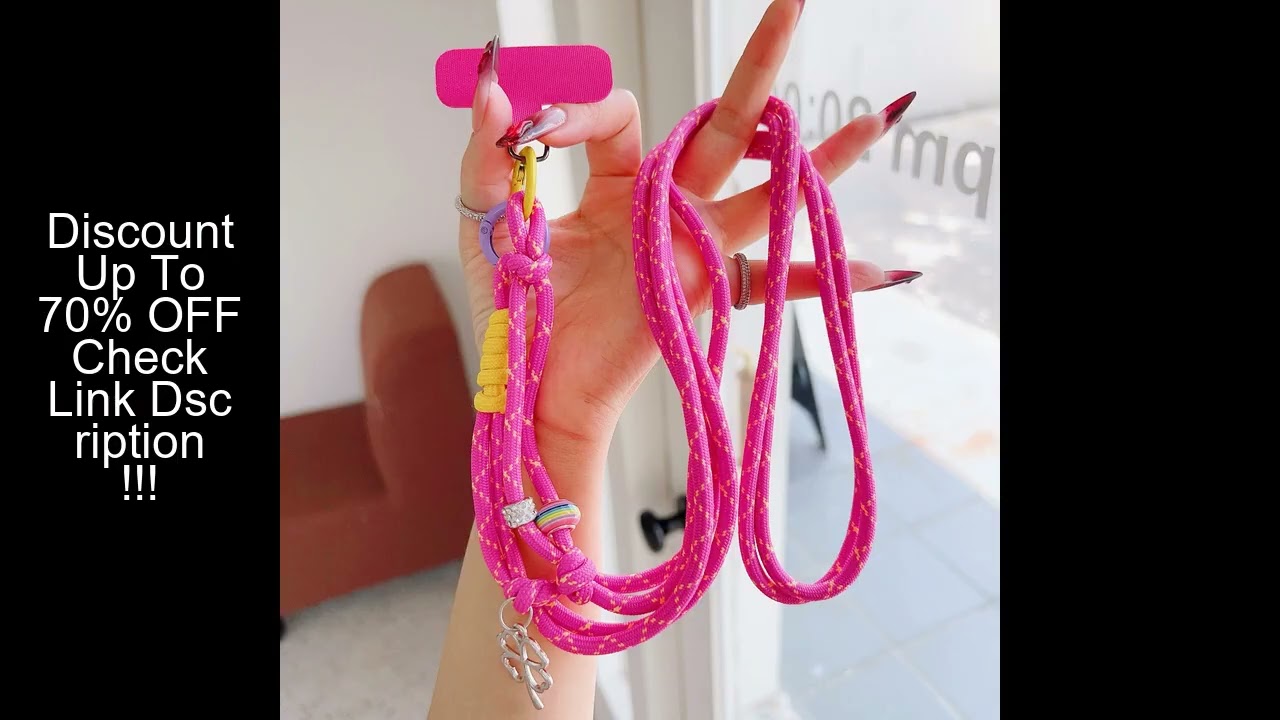 Simple Pearl Mobile Phone Universal Lanyard, Crossbody Long Rope, Neck Lanyard, Mobile Phone Pendant