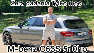 Mercedes C63 S 510hp - Myślisz, że to rodzinne auto? Błąd.. Zero gadania, tylko MOC