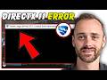 Can't Launch? Fix Rocket League DirectX 11 Error