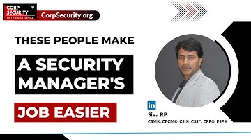 These People make a Security Manager