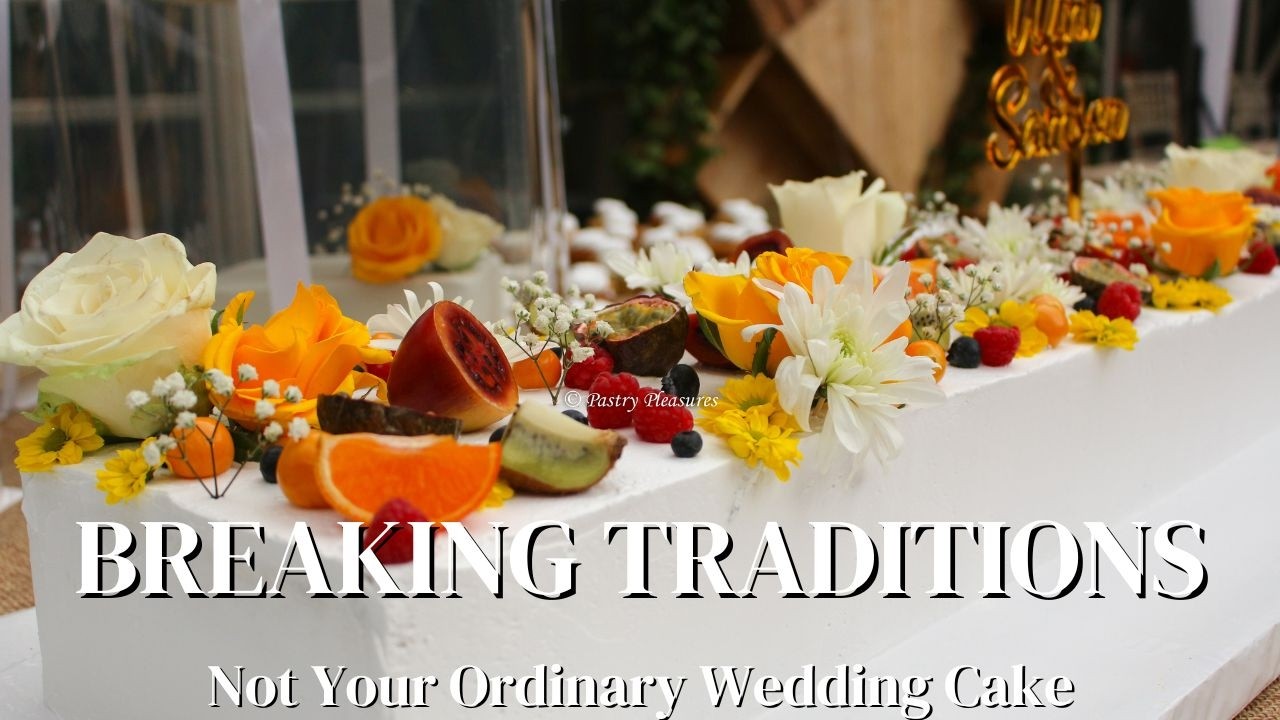 Breaking Tradition: Creating a Unique, Non-Tiered Wedding Cake That ...