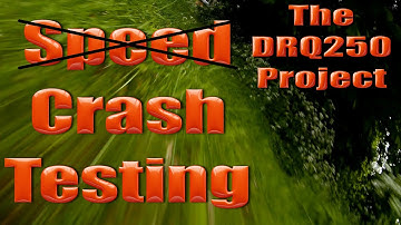 Drone Frames DRQ250 crash testing