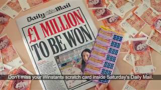 Daily Mail - £1 MILLION scratch card