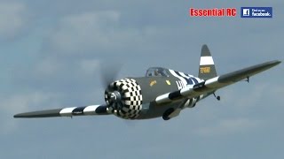 SCALE RC Electric Republic P-47 Thunderbolt with REALISTIC SOUND SYSTEM