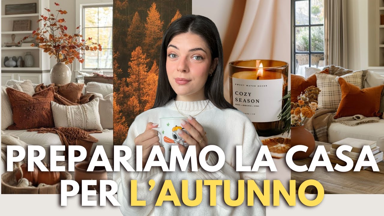 🍁Portare l'AUTUNNO a CASA in 3 semplici MOSSE 🌰🏡 *atmosfera cozy* *fall aesthetic*
