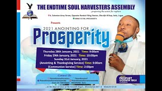 LIVE BROADCAST: (DAY 2) ANOINTING FOR PROSPERITY, FRI. 29TH JAN. 2020