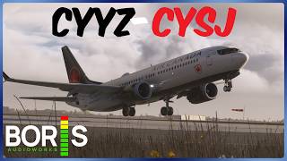 MSFS 2024 | IFLY 737 MAX8 | CYYZ-CYSJ | Monton Monday #msfs2024 #live #vatsim